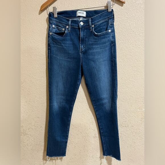 Agolde Sophie high rise frayed hem jeans 26 - Picture 1 of 8